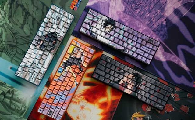 ナルト疾風伝コラボゲーミングキーボードマウスパッド