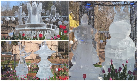 小阪芳史氷彫刻師ムーミン