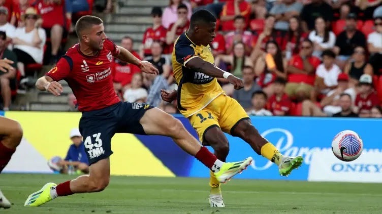 A-League Men players preparing for match central coast mariners adelaide united