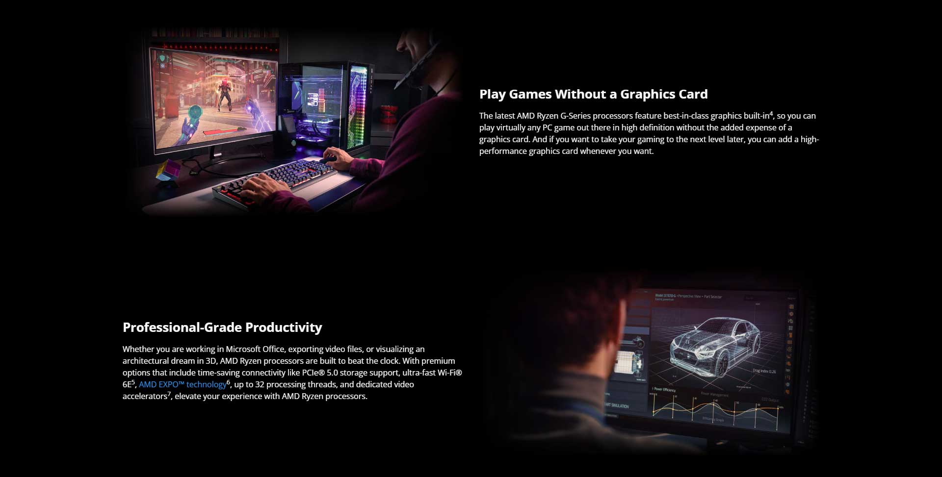 AMD Ryzen 9 9950X3D2 processor chip close-up technology gaming hardware