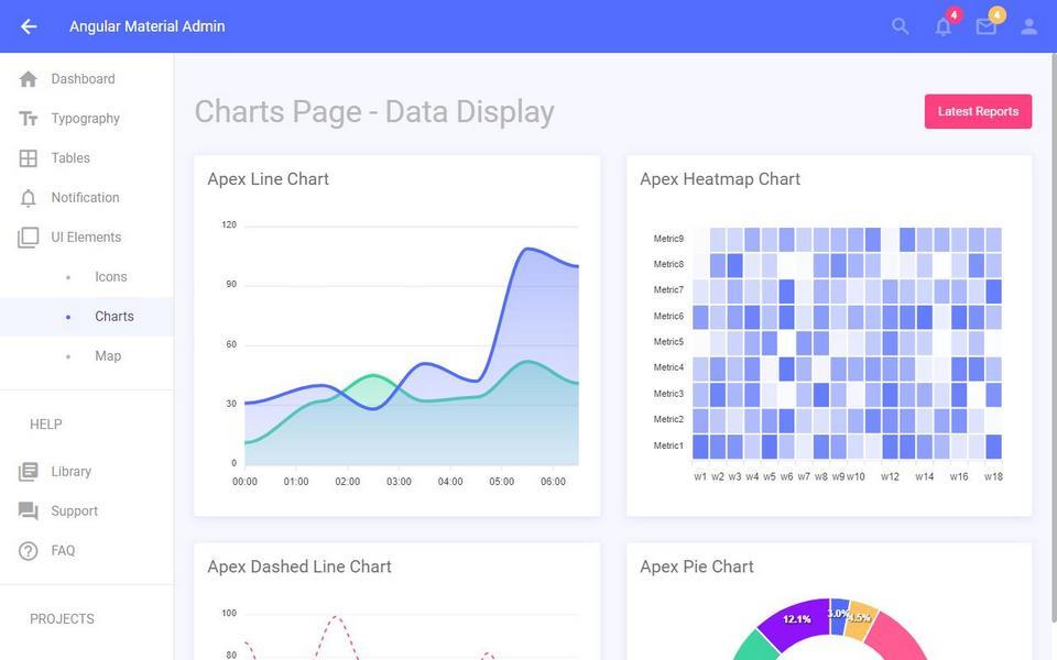Angular Material Admin