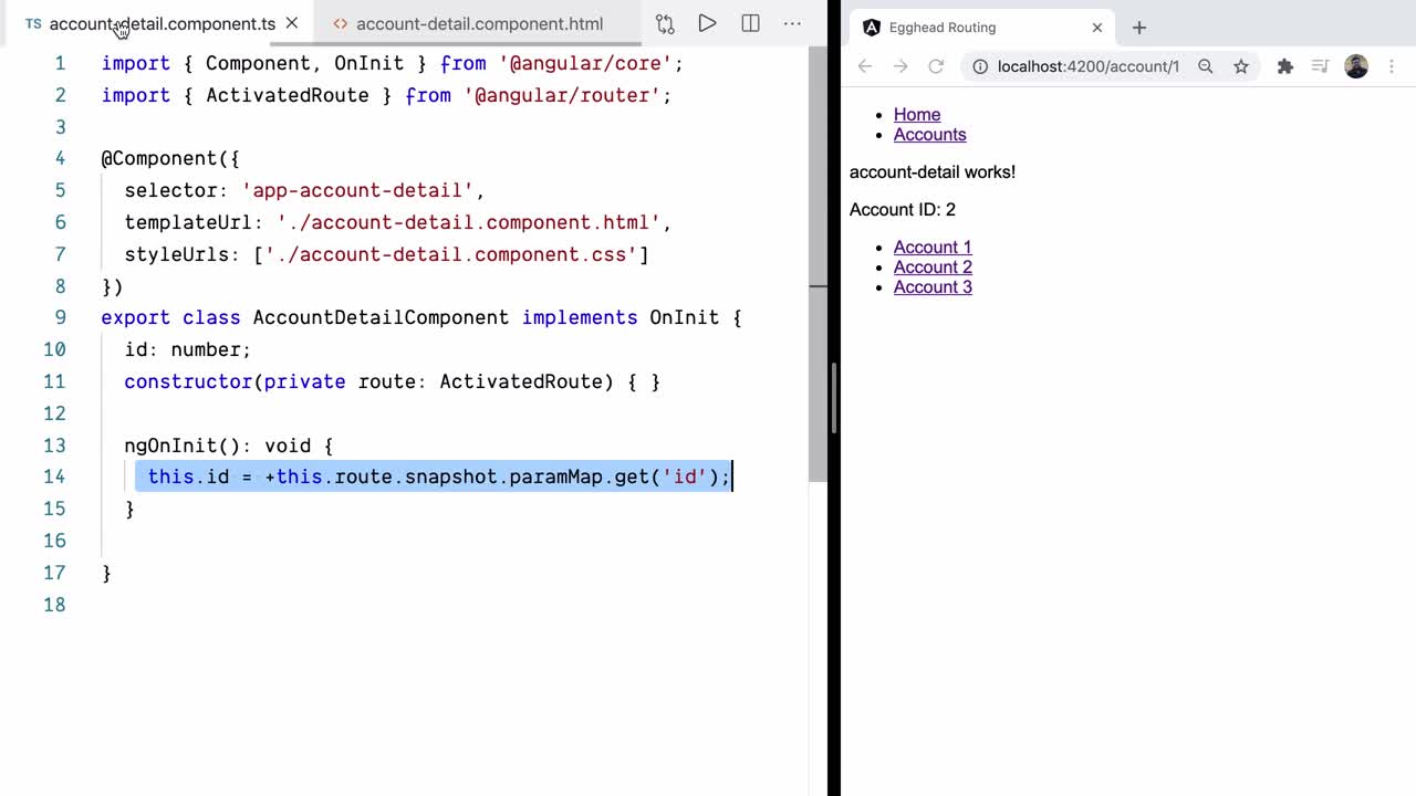 Angular Routing Params