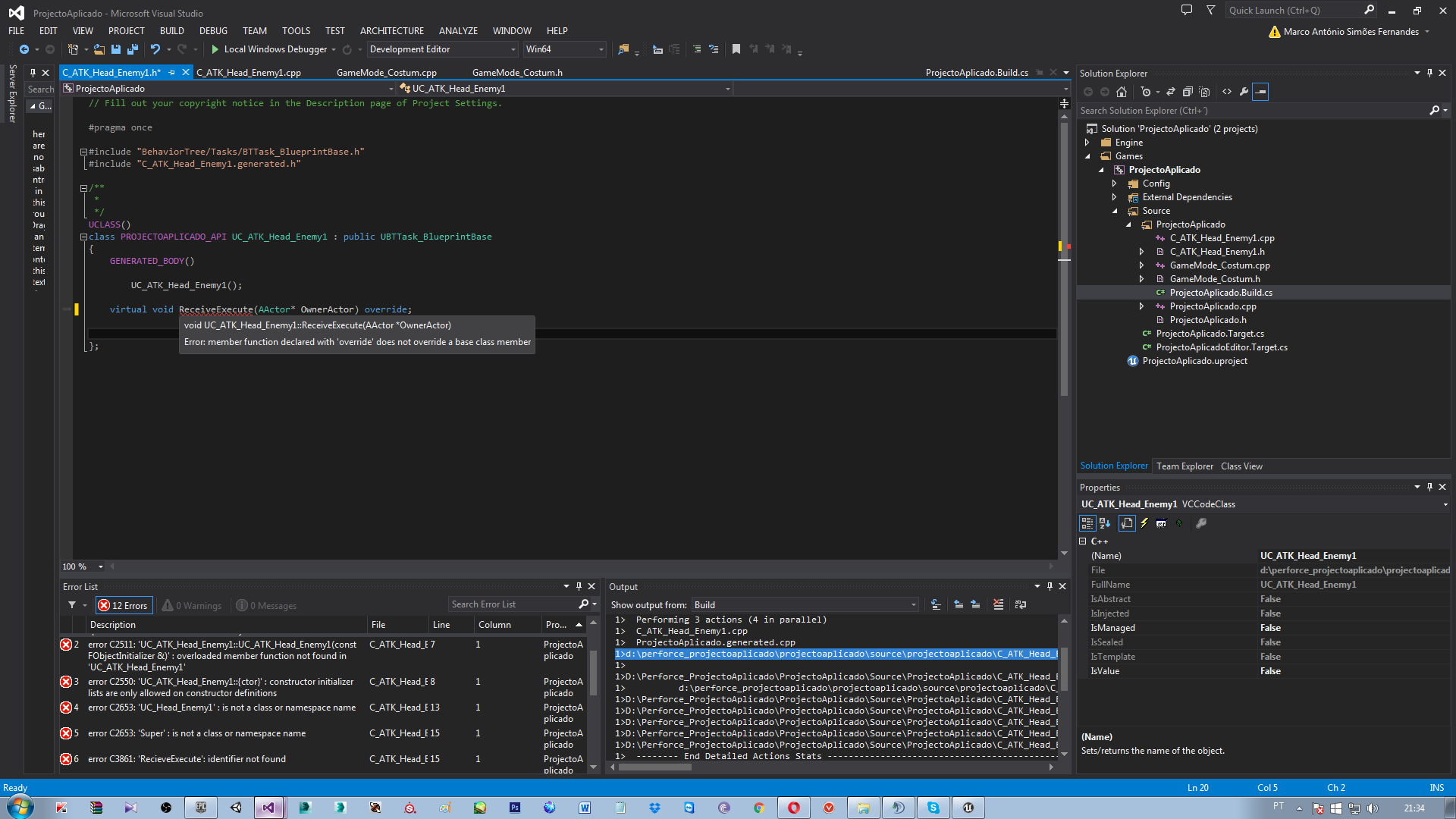 Blueprint to C++