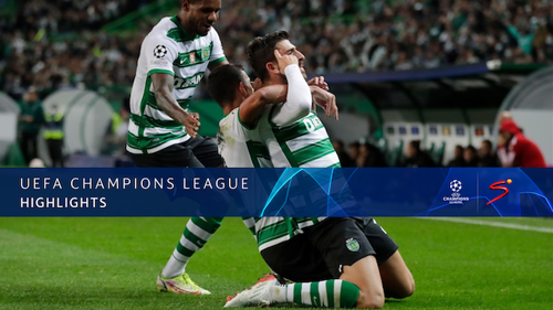 Bodø/Glimt players celebrate their 3-0 Champions League win over Sporting CP at Aspmyra Stadium.