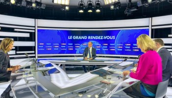 CNews news channel studio