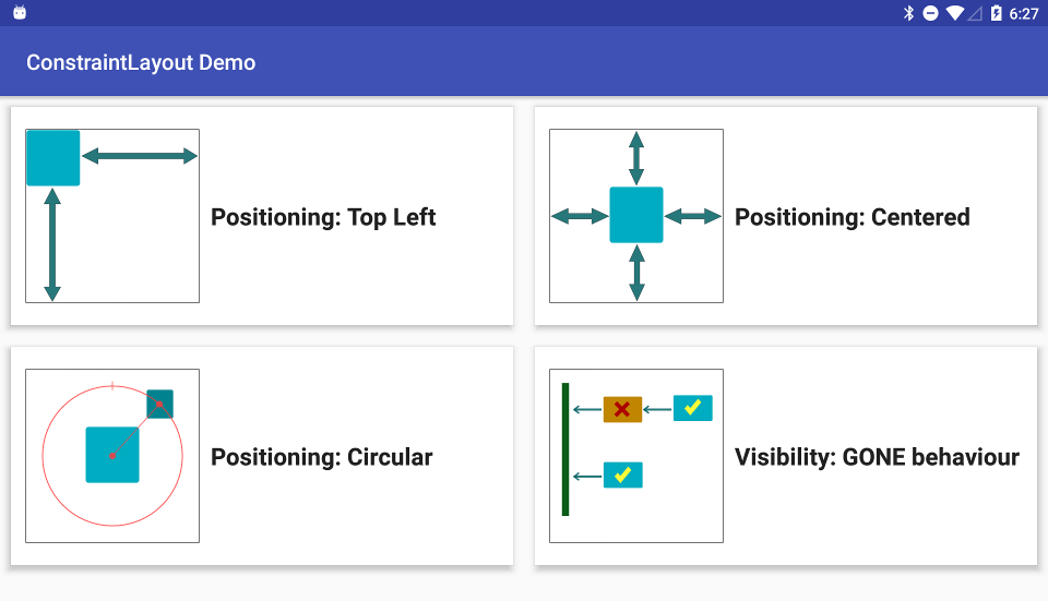 Constraint Layout 示例