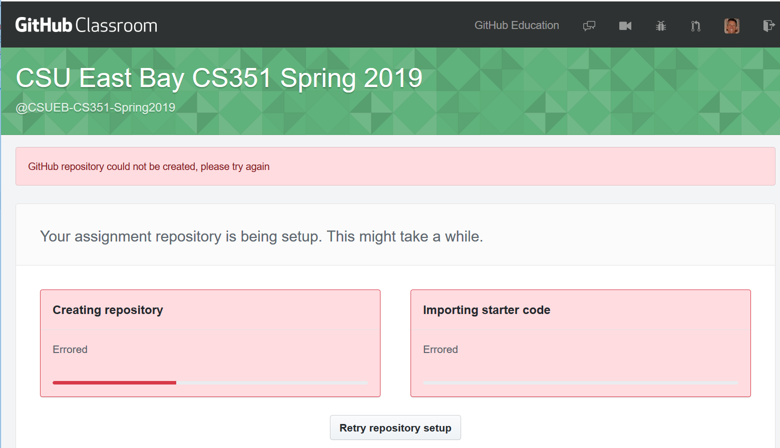 GitHub Classroom 示例