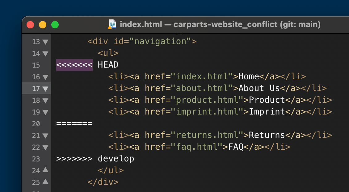 Git Conflict