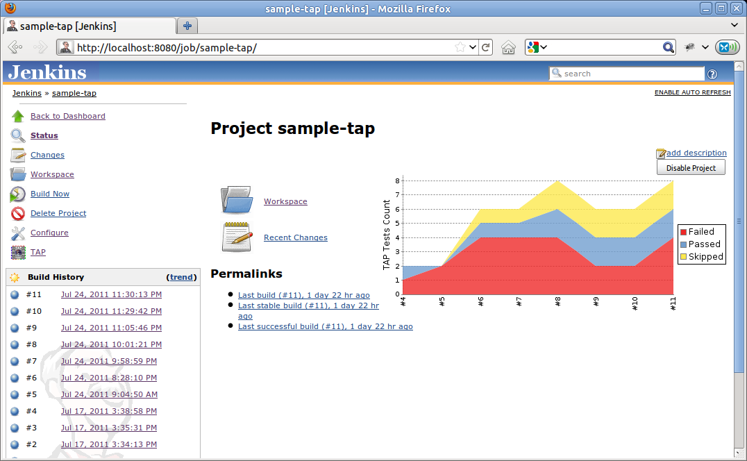 Jenkins Reporting Plugin