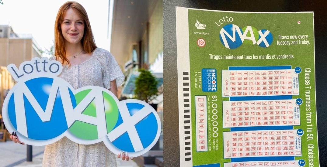 Lotto Max jackpot announcement in Canada