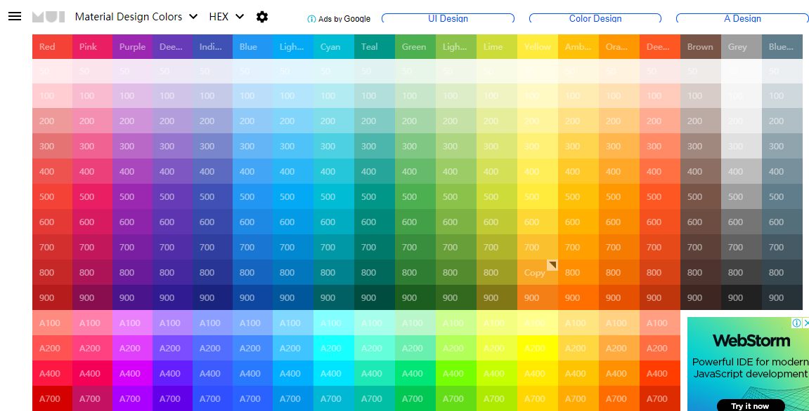 Material_Color_Palette