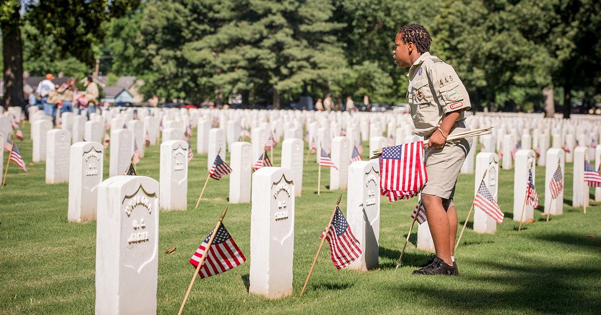 Memorials and Flags