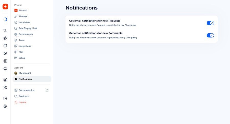 Notification Settings Example