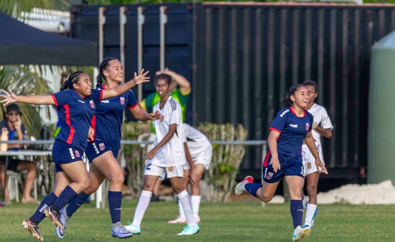 OFC U-16 Women's Championship football players