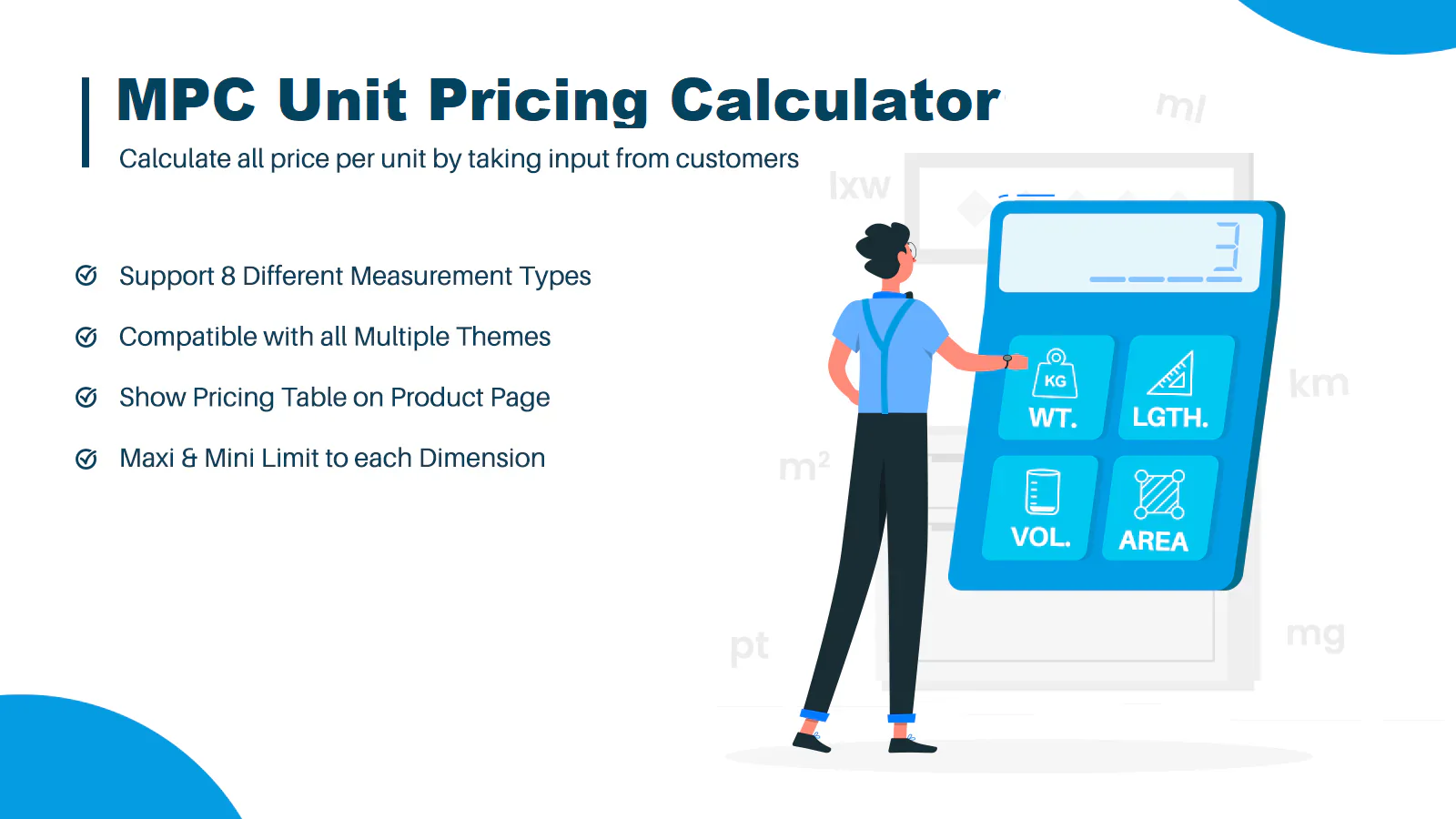 Pricing Calculator Screenshot
