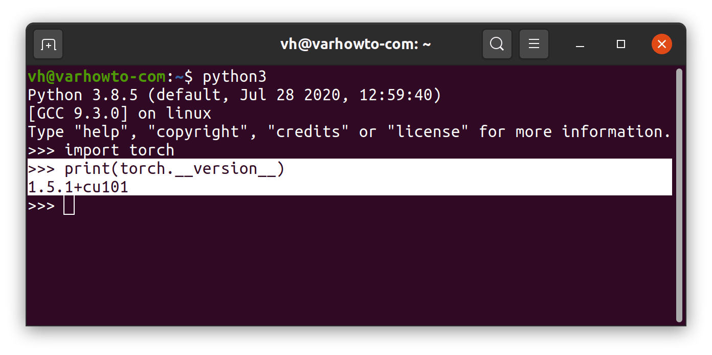 PyTorch_Version