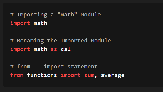 Python Syntax Highlighting
