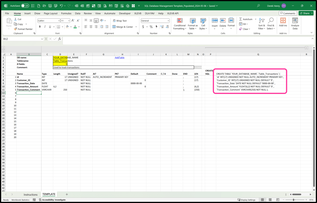 SQL 数据库管理