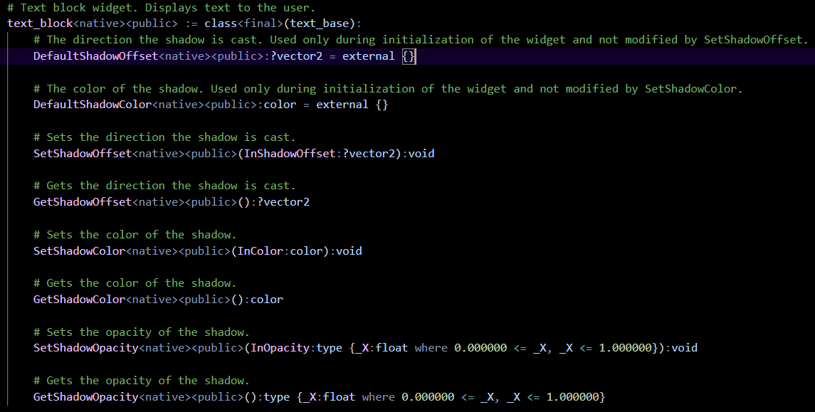Text Block