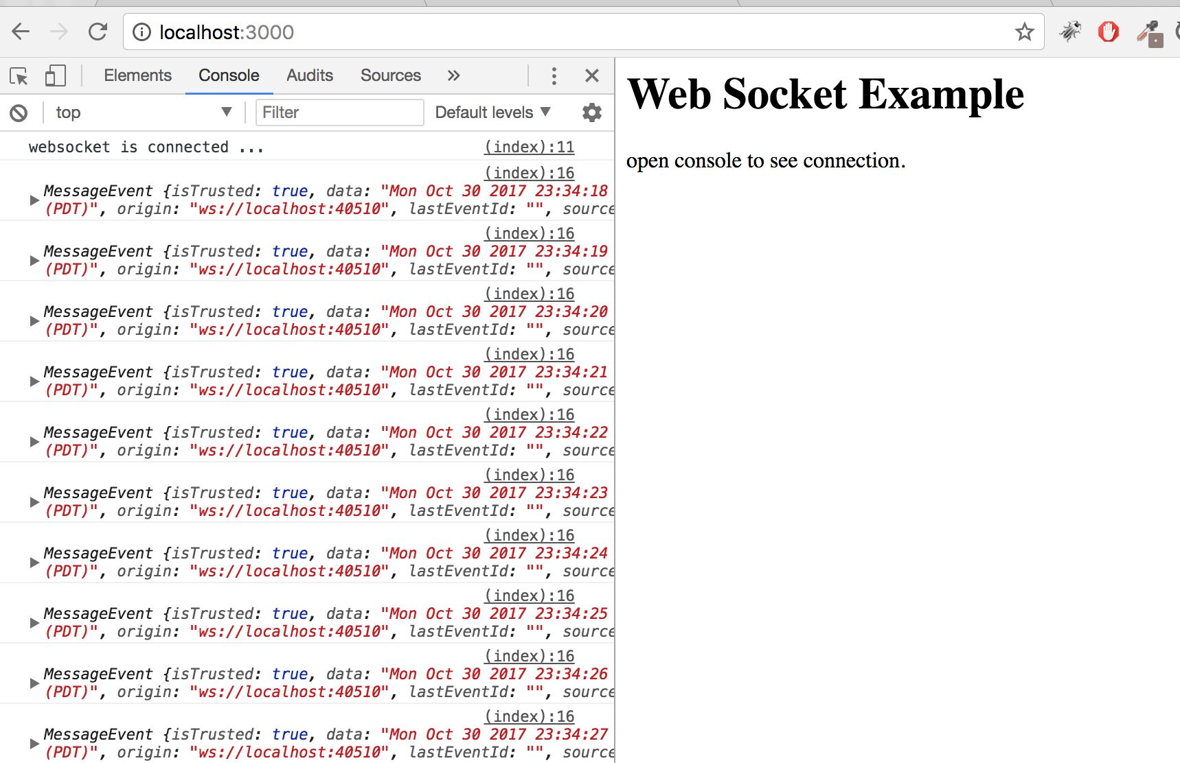 WebSocket 示例图