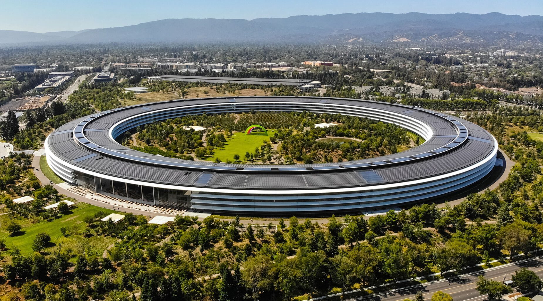 Apple Park Campus in Cupertino, California