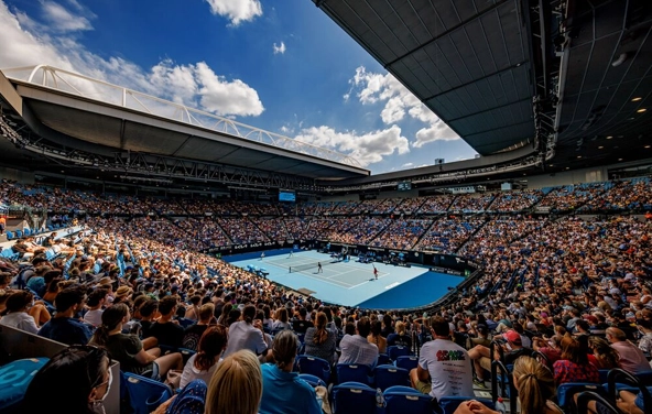 Australian Open 2026 Tennis Court Action