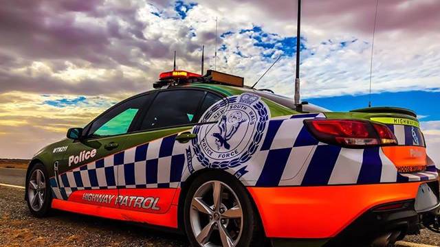 Australian road with double demerit sign during Easter
