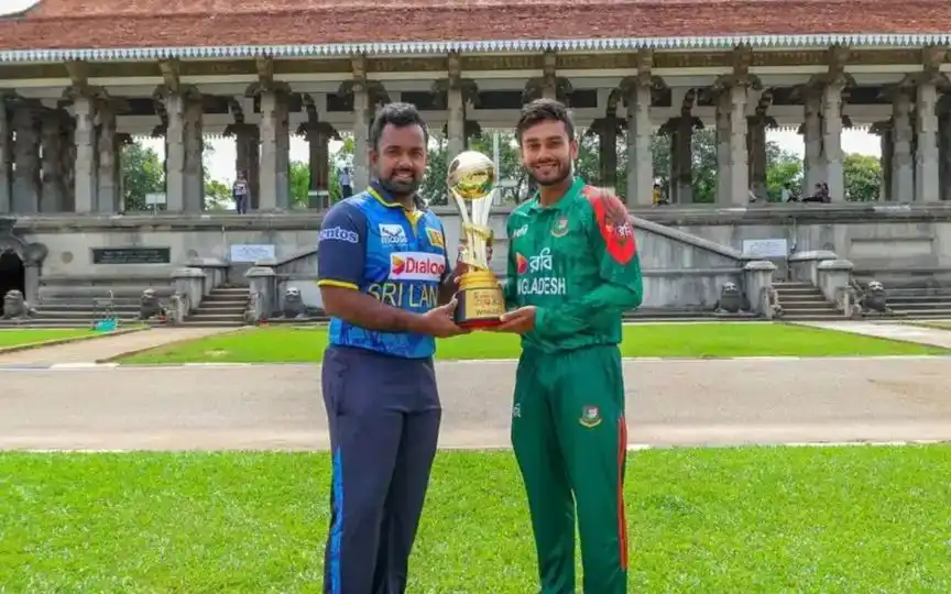 Trend visualization for bangladesh vs sri lanka