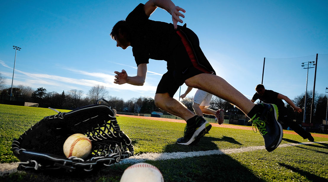 Baseball player training