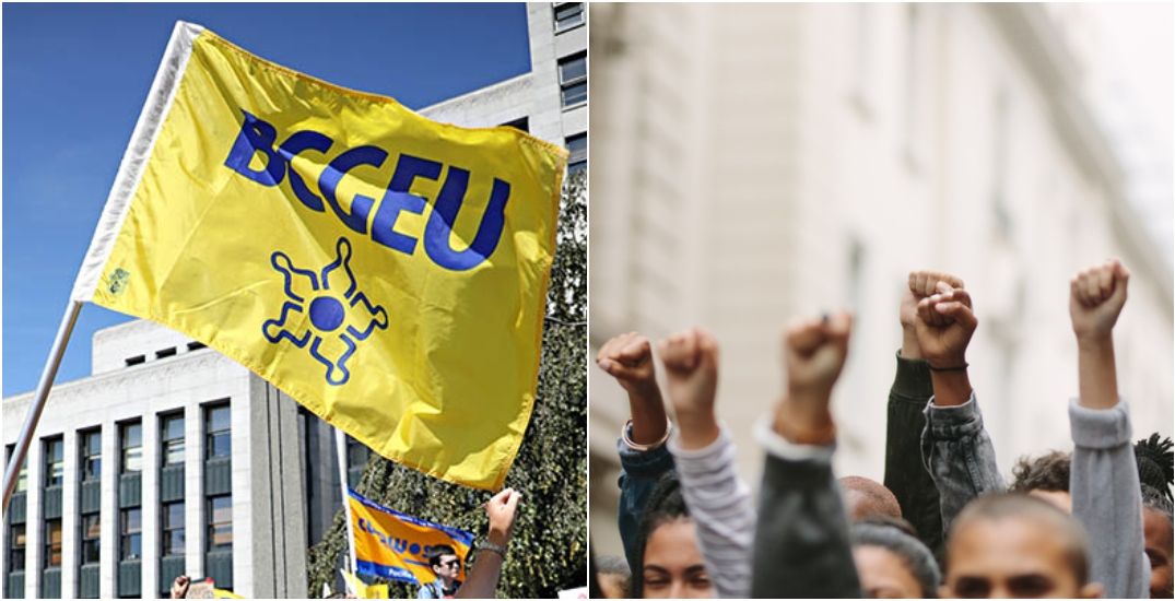 Trend visualization for bcgeu strike