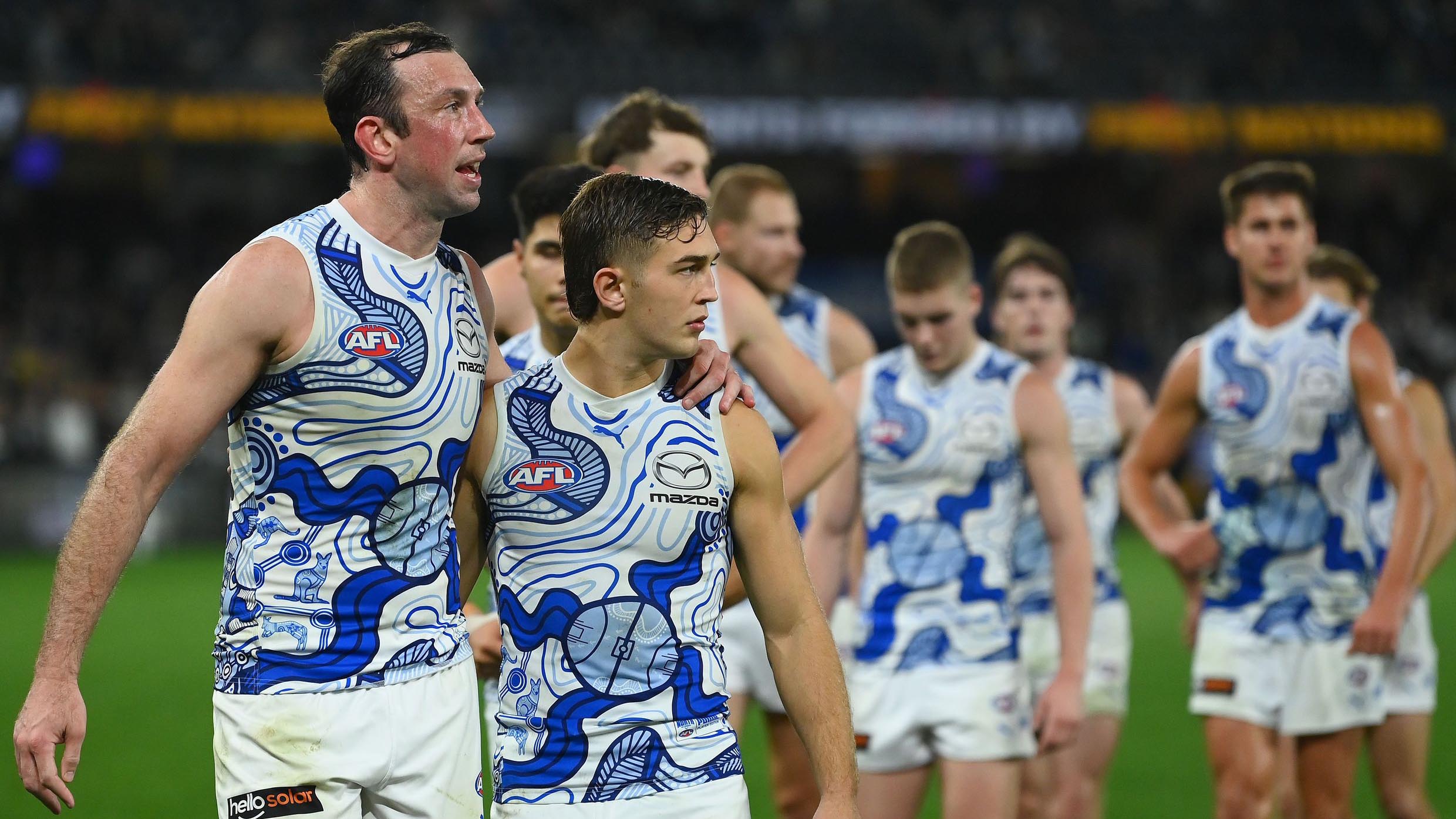 Trend visualization for collingwood vs north melbourne