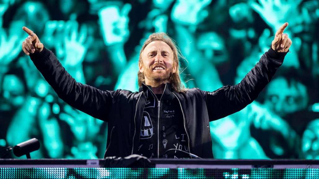 Trend visualization for concert david guetta