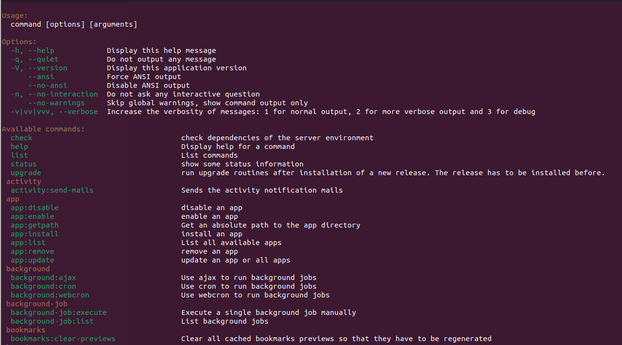Console Usage Example