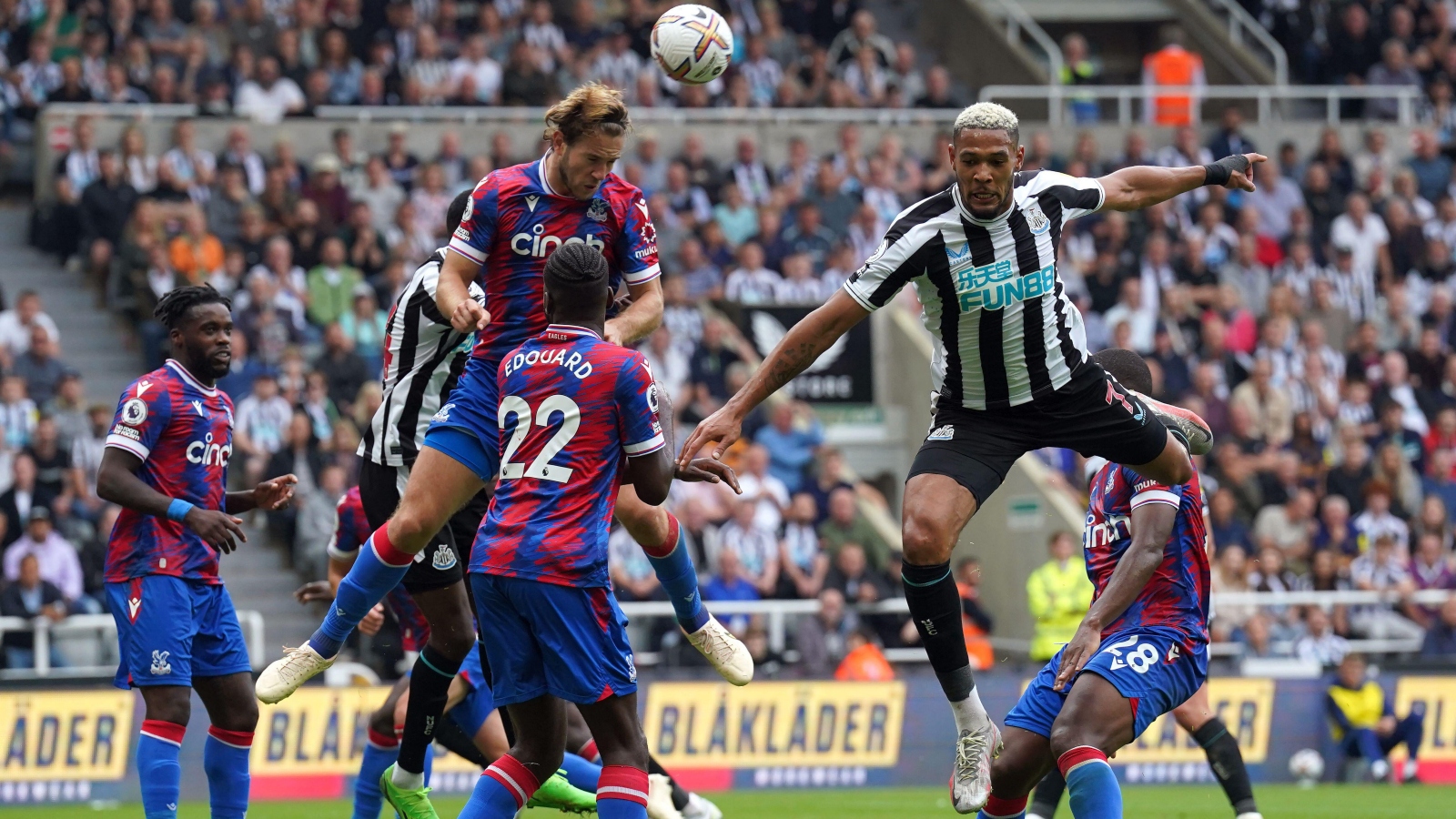 Trend visualization for crystal palace – newcastle