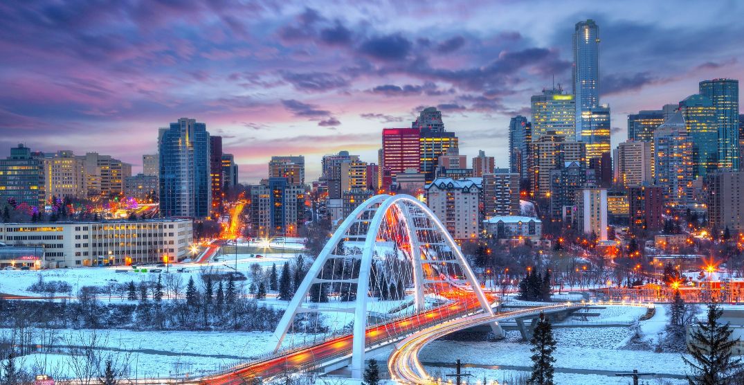 Trend visualization for edmonton weather