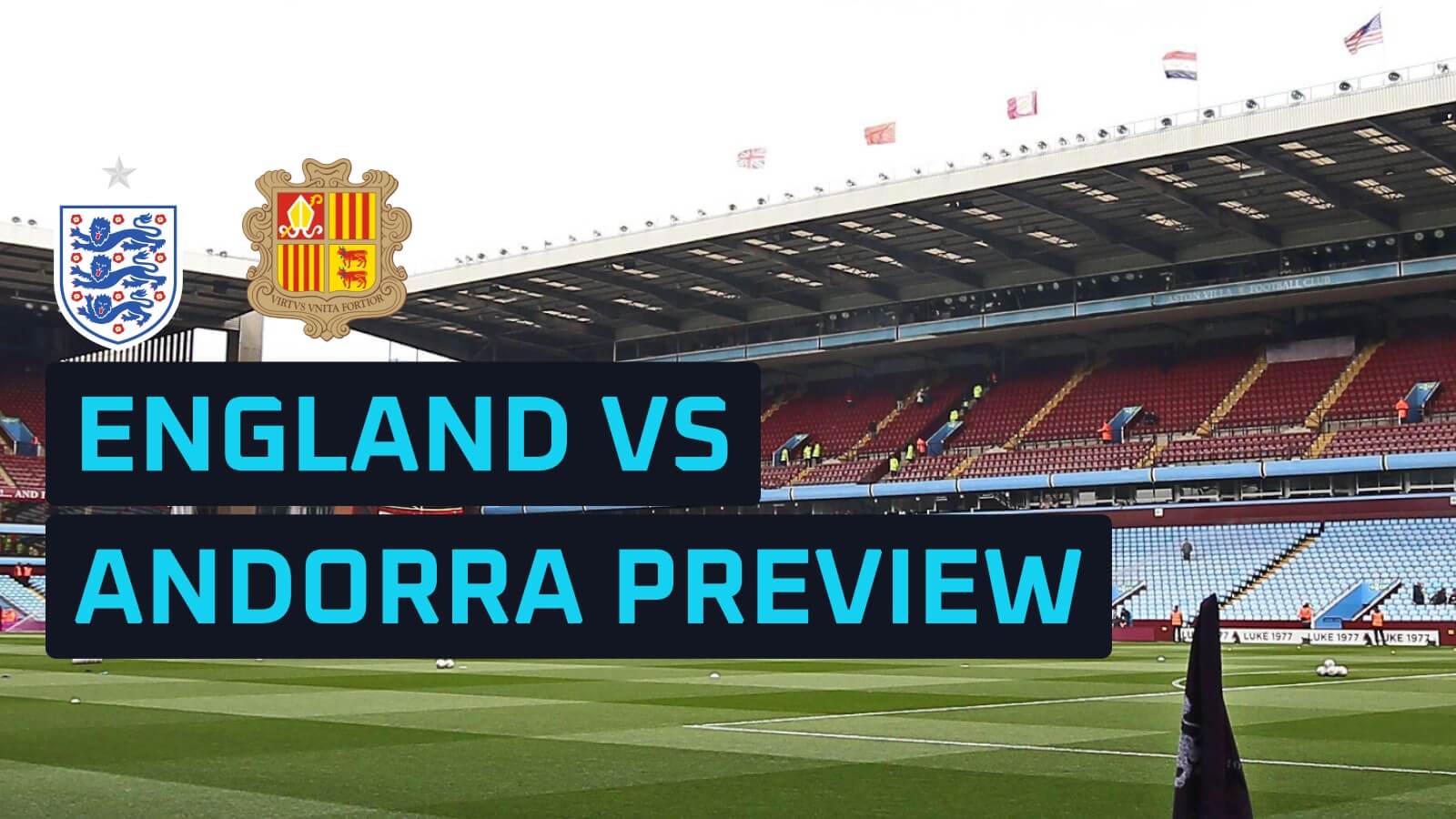Trend visualization for england vs andorra