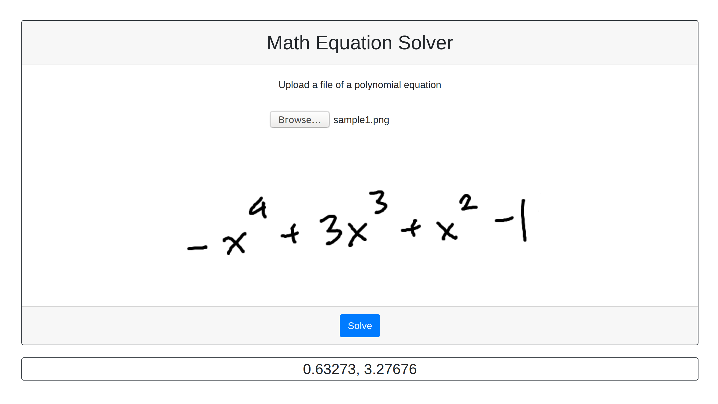 Equation Solver