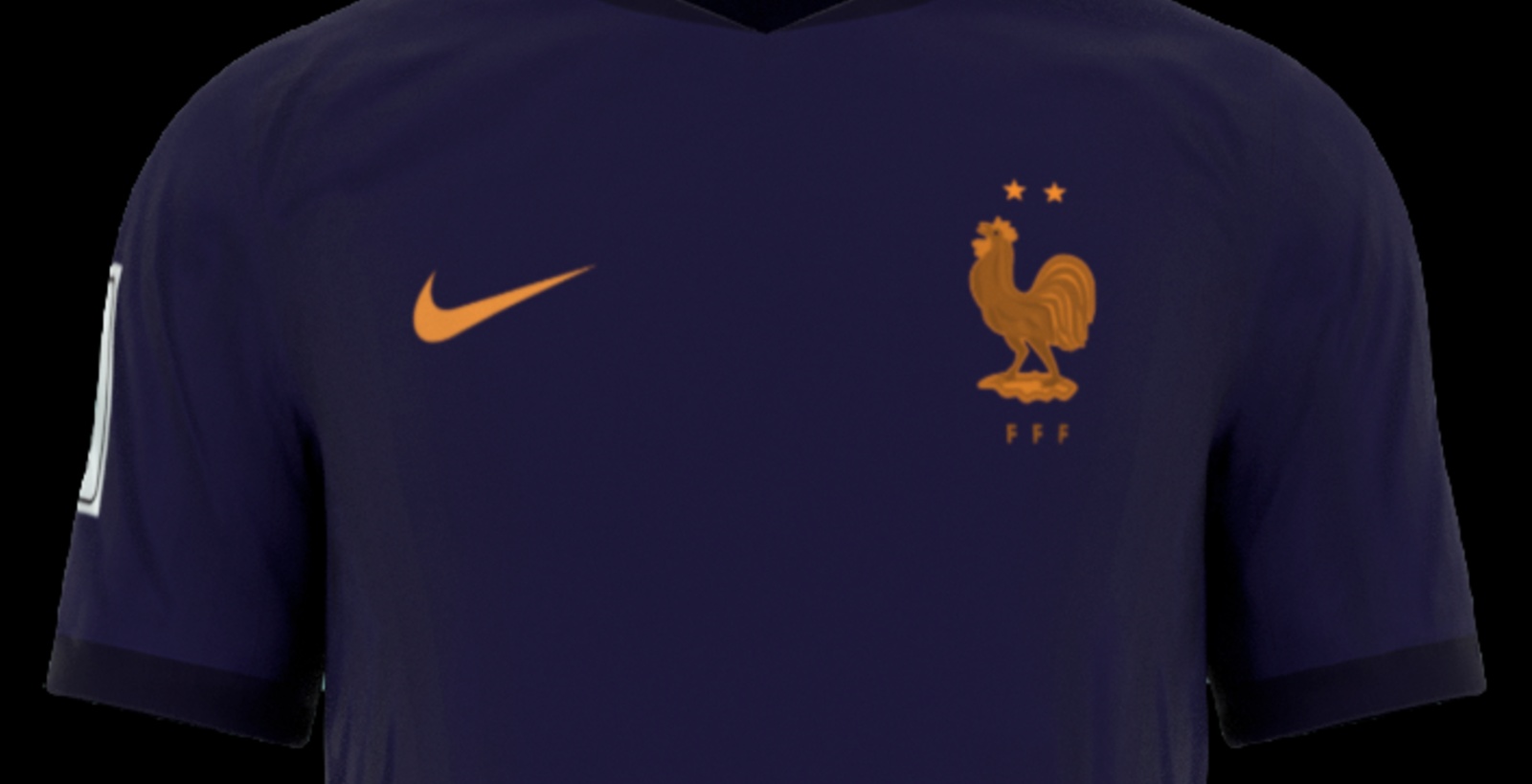 Équipe de France en action lors d'un match extérieur