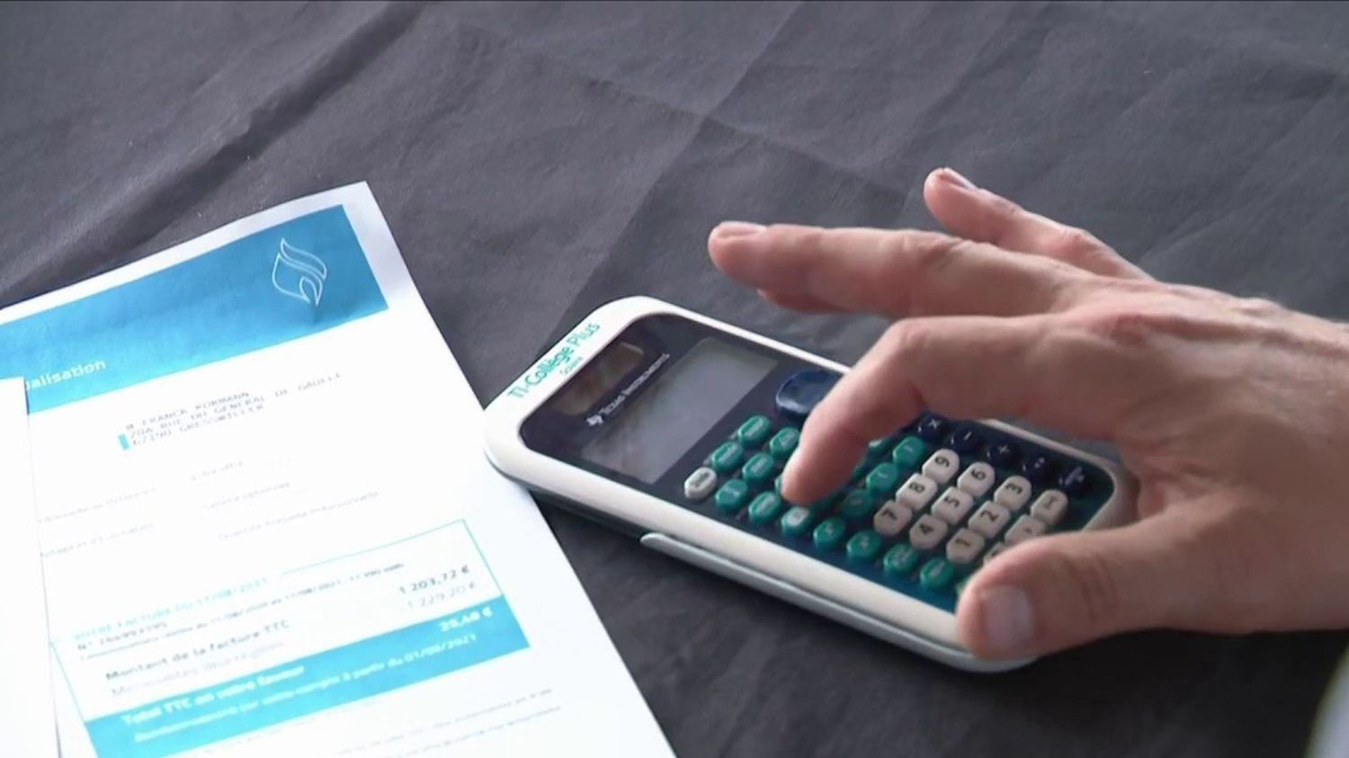 Simulation d'augmentation de la facture mensuelle due à la hausse du gaz