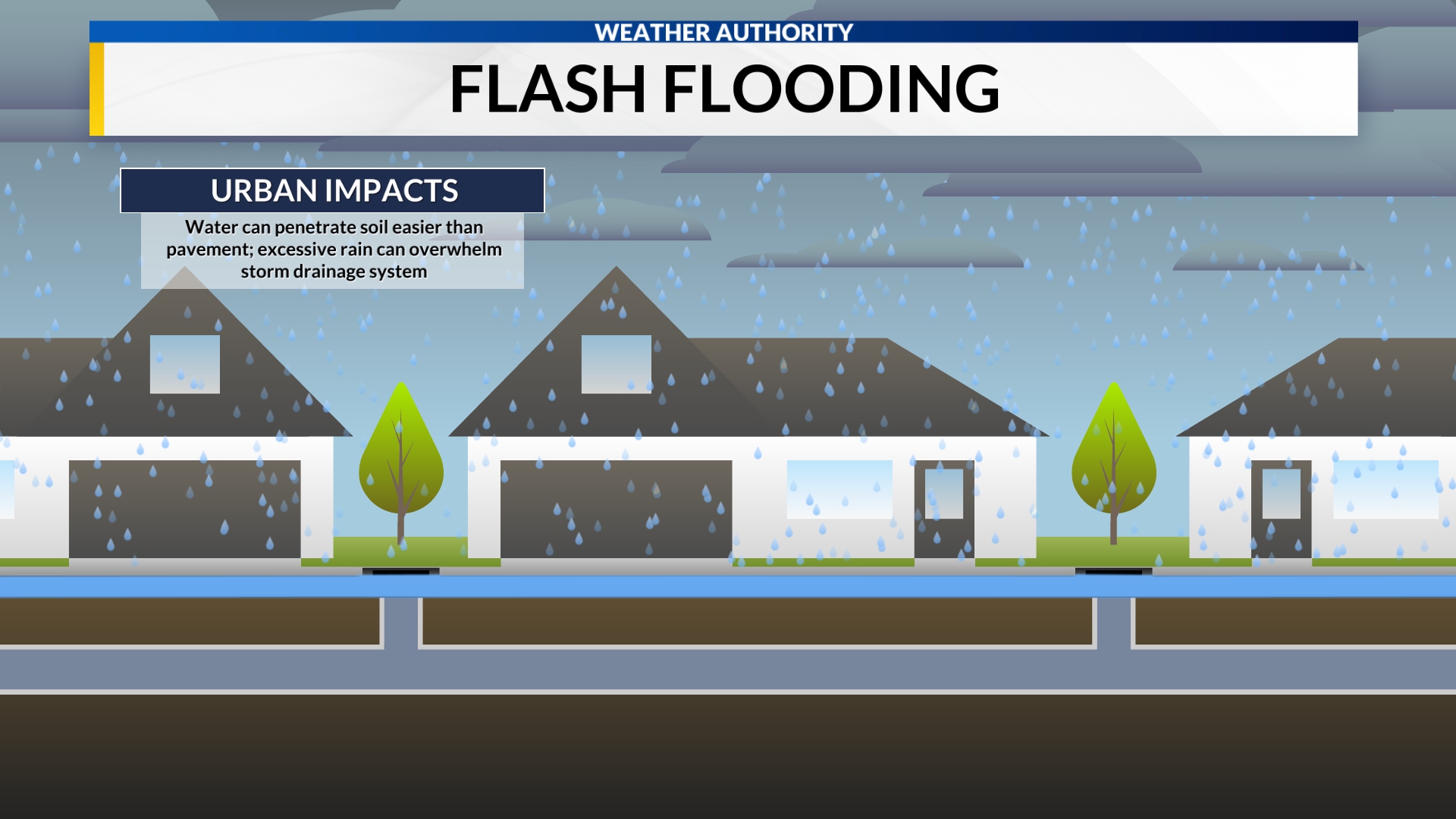 Flash Flood in Urban Area
