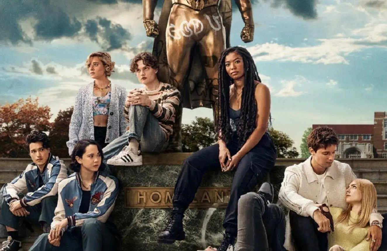Gen V cast posing