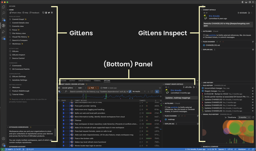 GitLens in Visual Studio Code