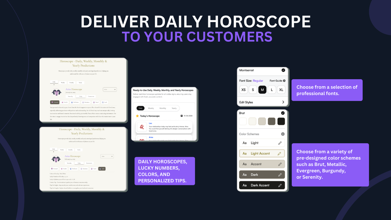 Horoscope quotidien personnalisé