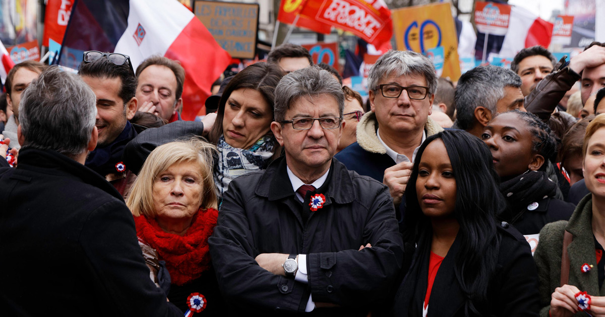 Jean-Luc Mélenchon à Saint-Denis, mars 2026