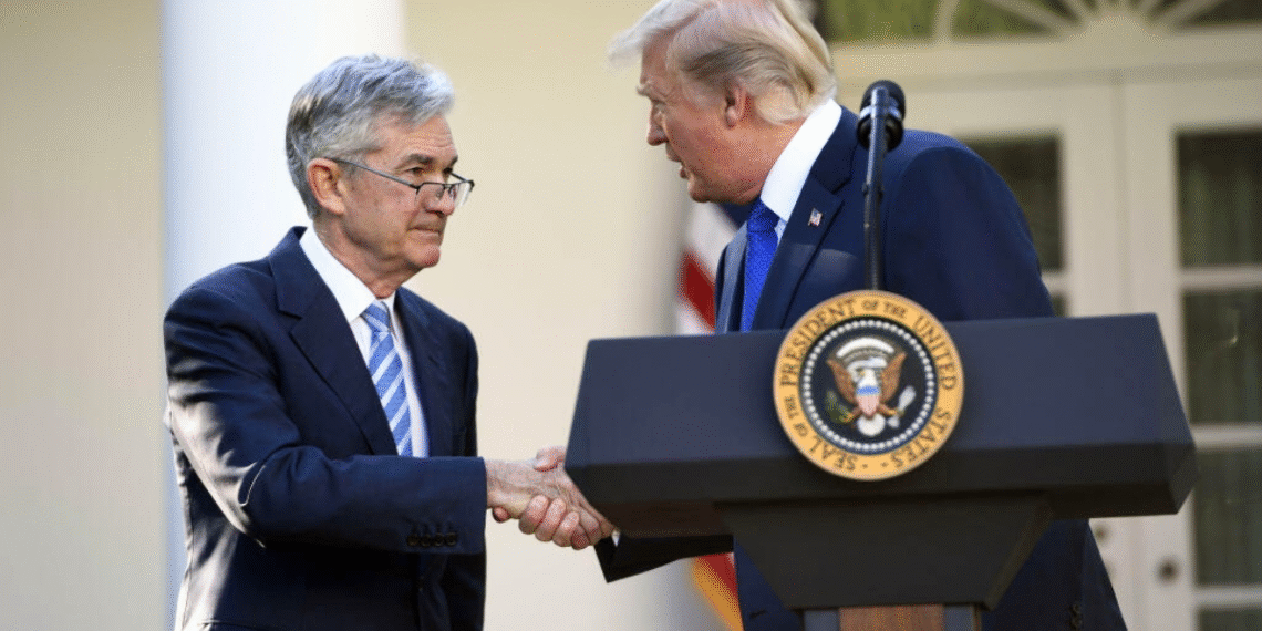 Trend visualization for jerome powell