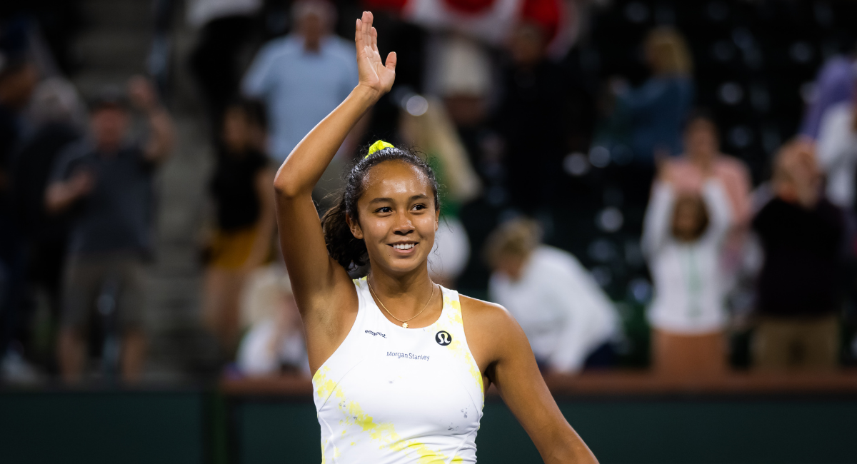 Trend visualization for leylah fernandez