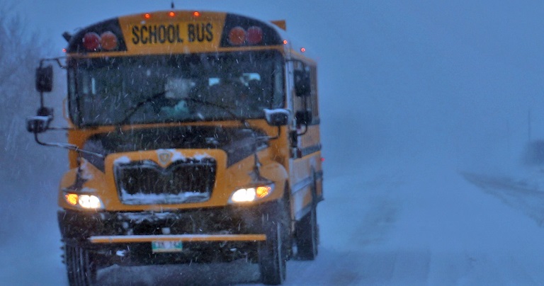 Trend visualization for manitoba school closures weather