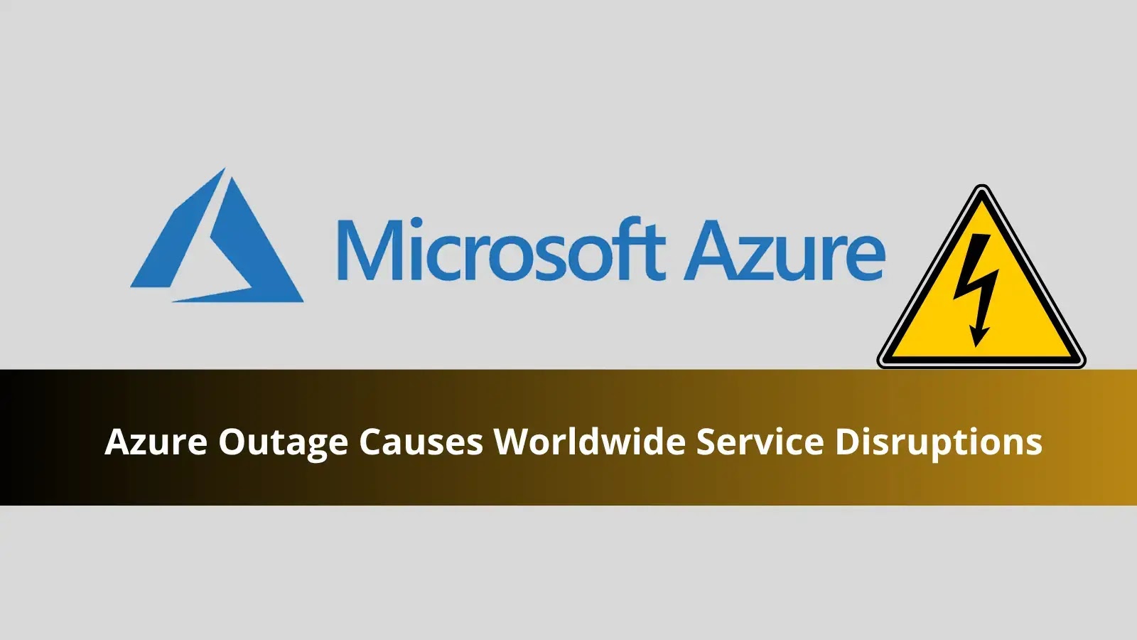 Trend visualization for microsoft azure outages