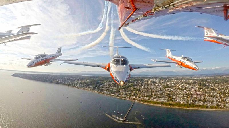 Trend visualization for nanaimo snowbirds show