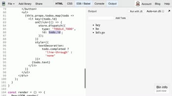 React Todos 示例